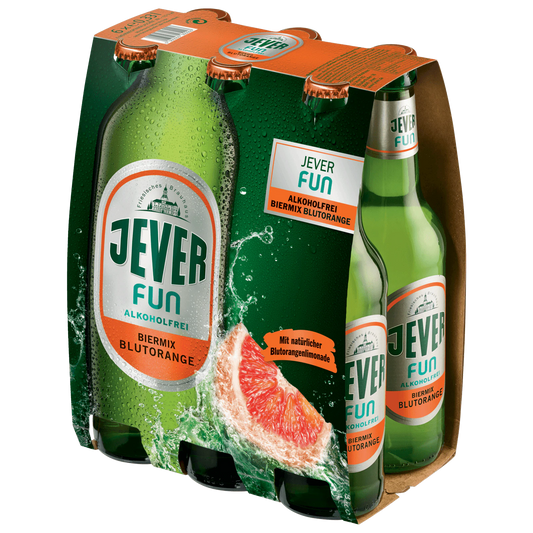 Jever Fun Blutorange 6x0,33l-Flasche inkl. Pfand