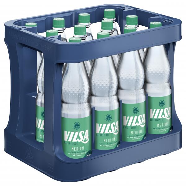 Vilsa PET Medium 12x1l-Kiste inkl. Pfand