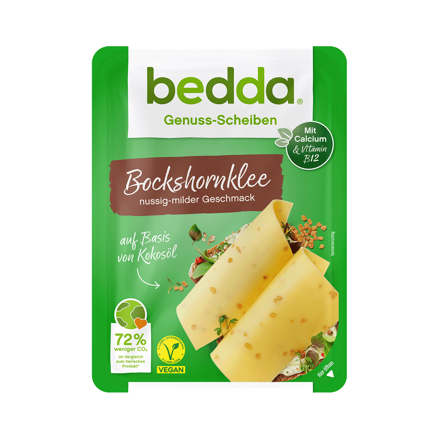 Bedda Scheiben Bockshornklee 150g (veganer Käse)