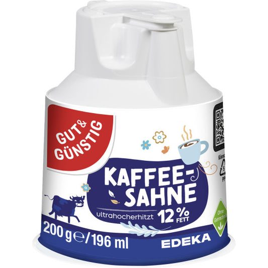 G&G Kaffeesahne 12 % 200g