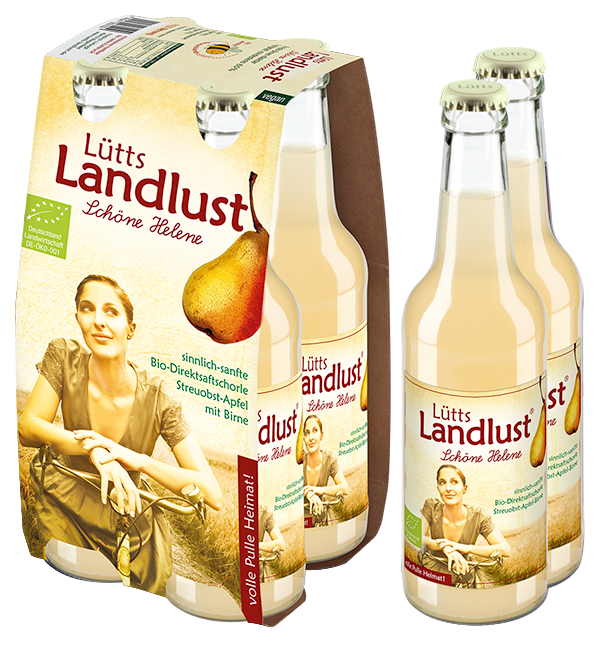 Lütts Landlust Birne Helene 4x0,33l Flasche inkl. Pfand