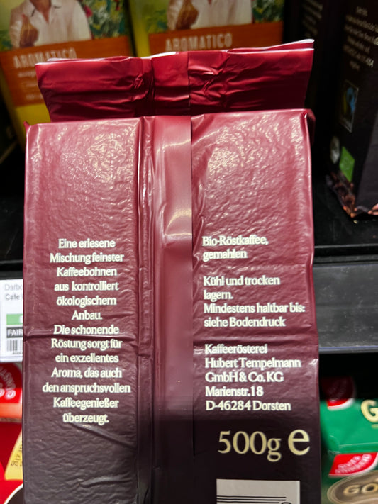 Tempelmann Bio Kaffee gemahlen