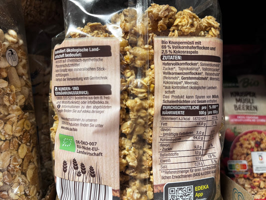 EDEKA Bio Hafer Knusper Müsli